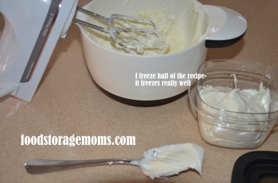 Cream Cheese Frosting by Food Storage Moms