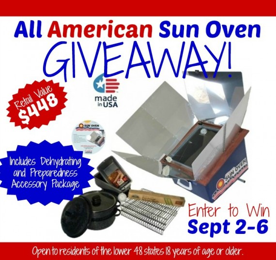 All American Sun Oven Giveaway