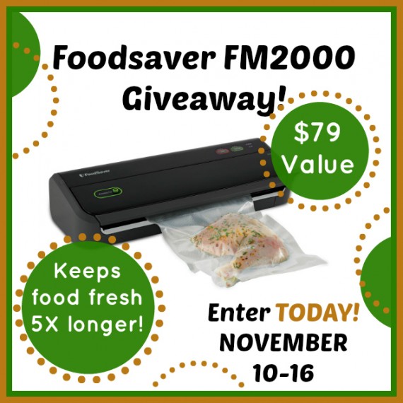 FoodSaver Tips And Giveaway-Nov.10th-16th, 2014 by FoodStorageMoms.com