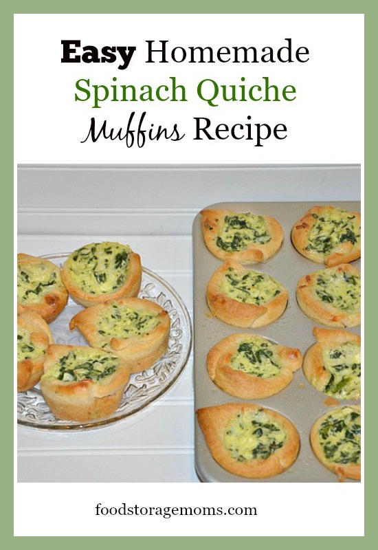 Easy Homemade Spinach Quiche Muffins Recipe