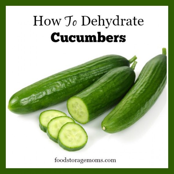 How to Dehydrate Cucumbers | by FoodStorageMoms.com