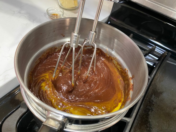 Chocolate Truffles Beat Egg Yolks In