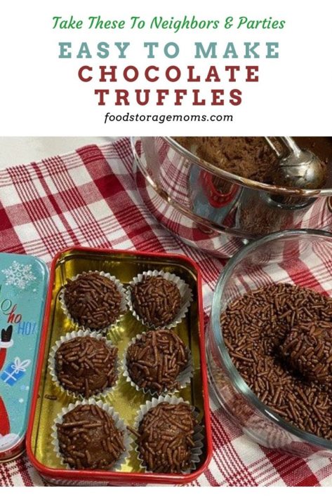 Easy To Make Chocolate Truffles