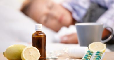 Woman with Influenza