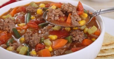 Slow Cooker Vegetable Beef Soup