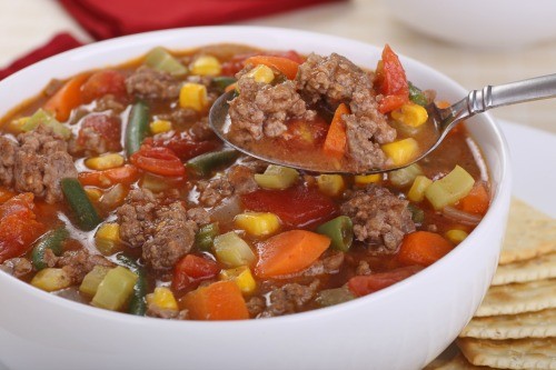 Slow Cooker Vegetable Beef Soup