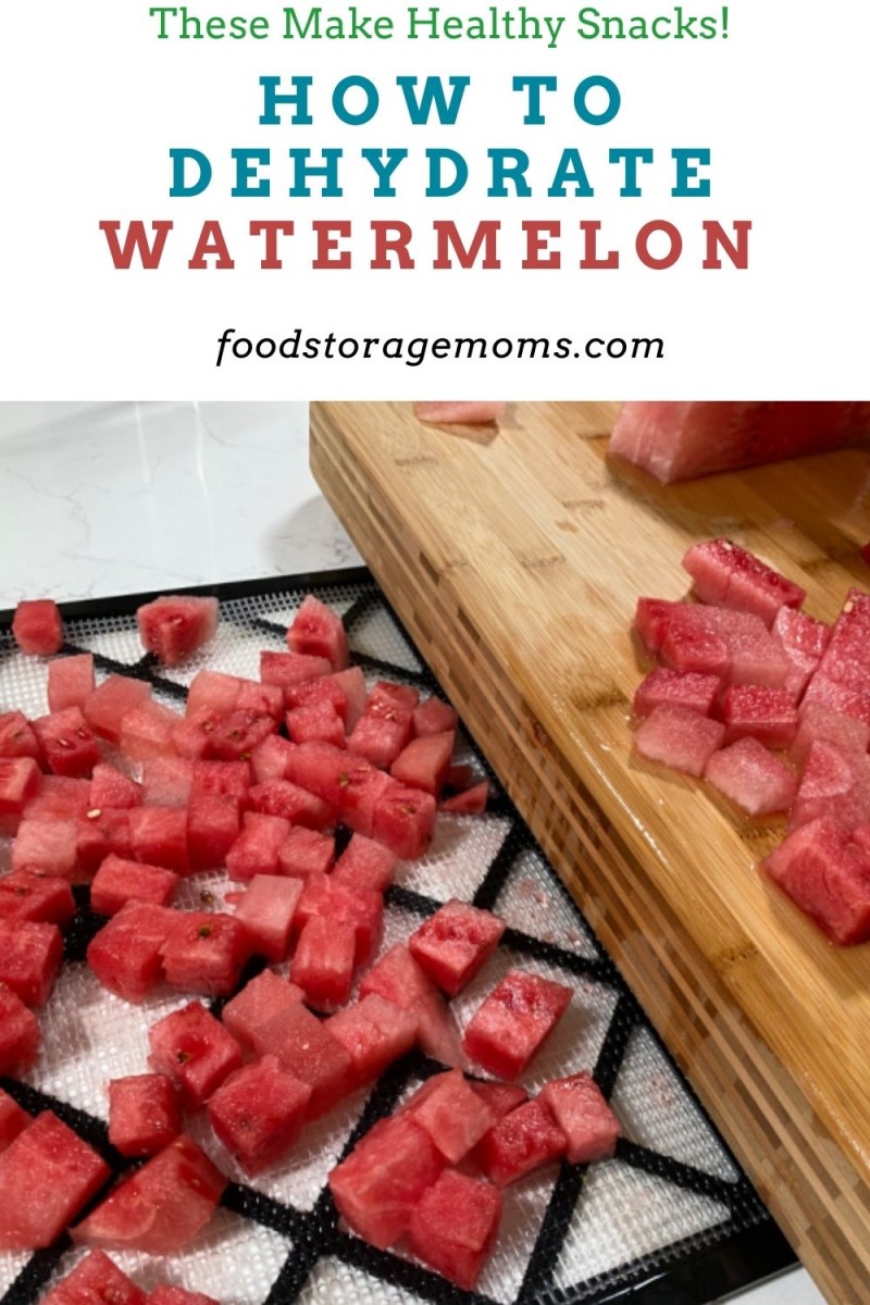 How To Dehydrate Watermelon Food Storage Moms