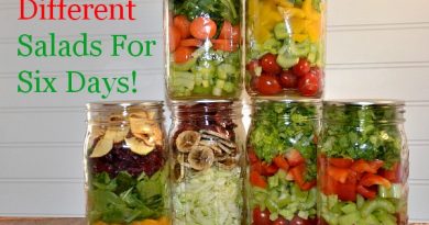 Six Different Salads For 6 Days