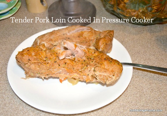 Easy Pressure Cooker Pork Loin Dinner