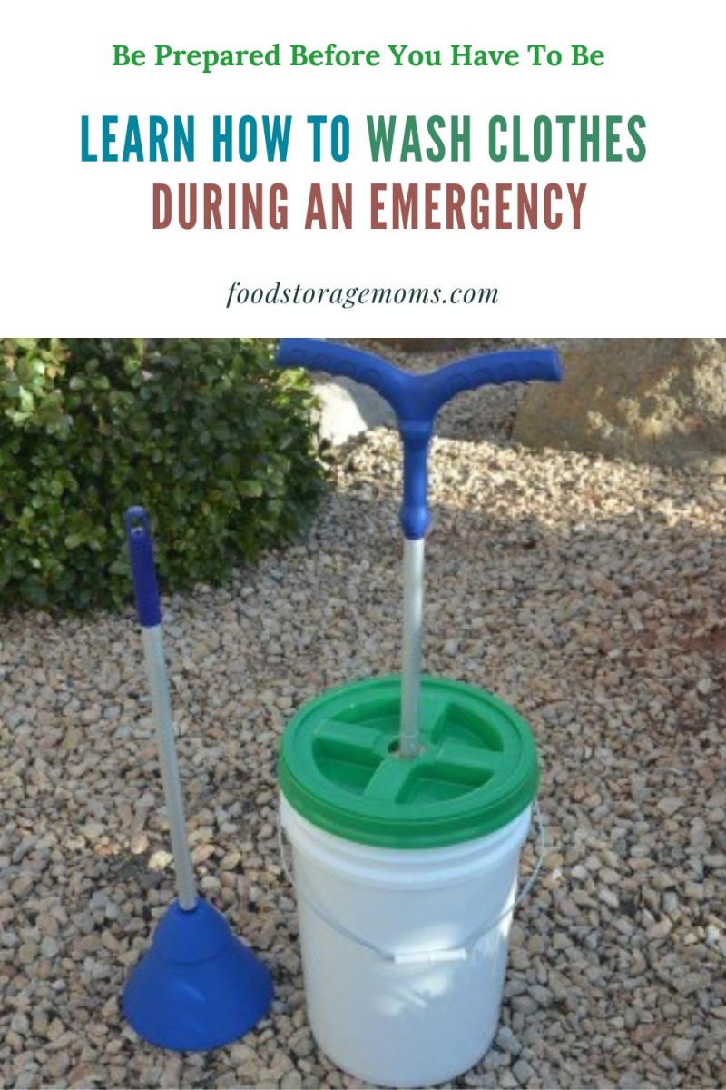 Learn How To Wash Clothes During An Emergency