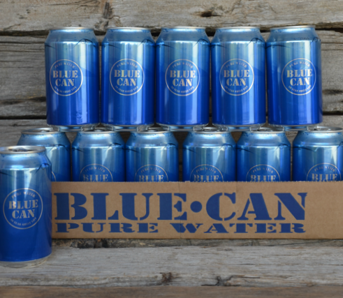 canned water