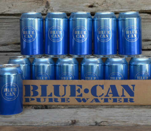 Blue Can 50 Year Shelf Life Water