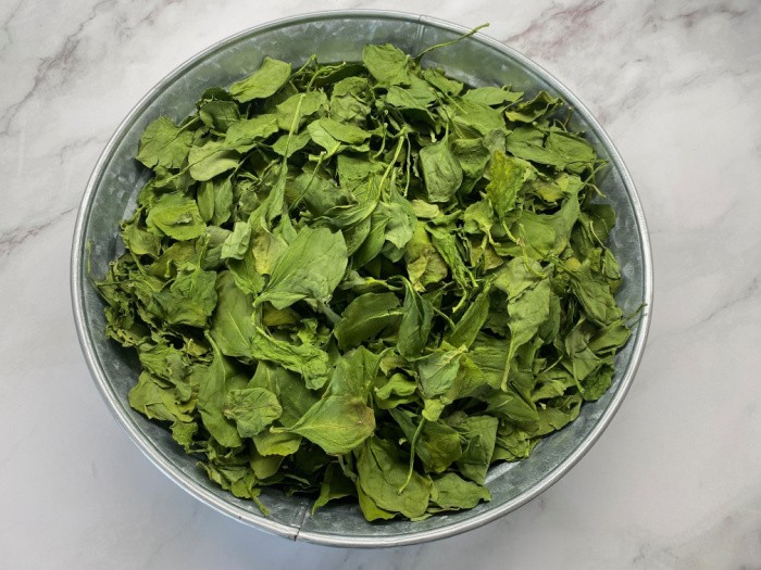 Fully Dehydrated Fresh Spinach