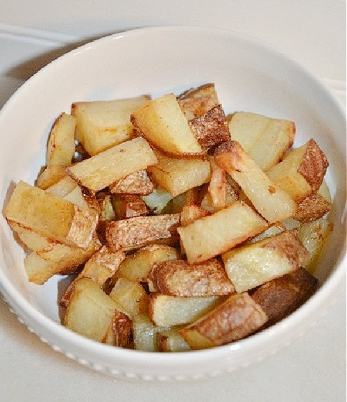 Potatoes Cut Into Chunks