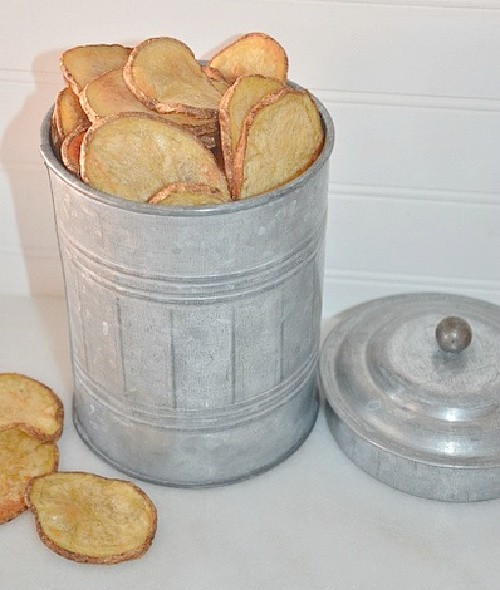 Potatoes Made Into Chips