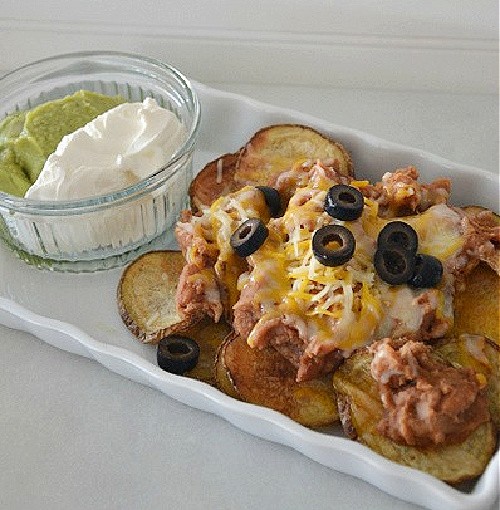 Potatoes Made Into Nachos