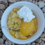 Dutch Oven Peach Cobbler