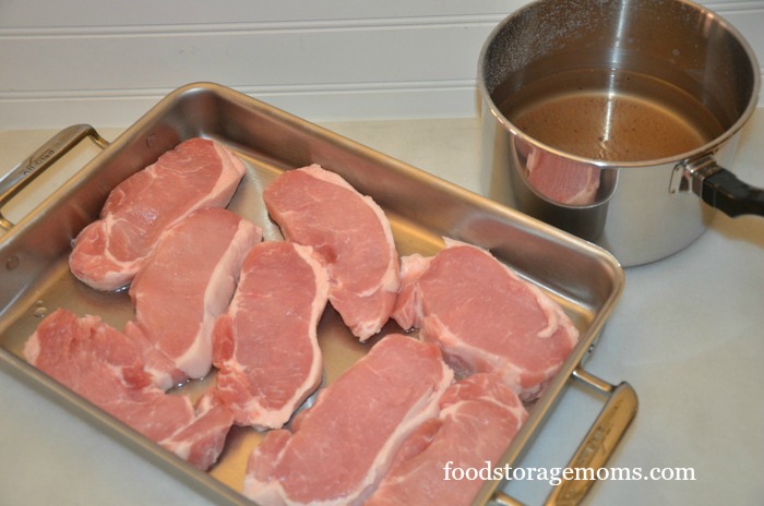 How To Make Moist Pork Chops In Cast Iron by FoodStorageMoms.com