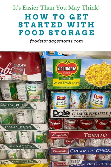How To Get Started With Food Storage