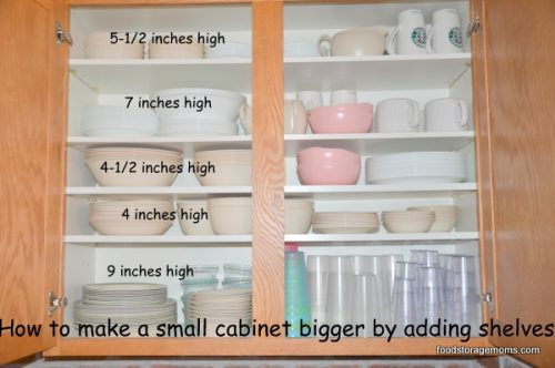 You Can Make More Space In Your Small Kitchen By Adding Shelves