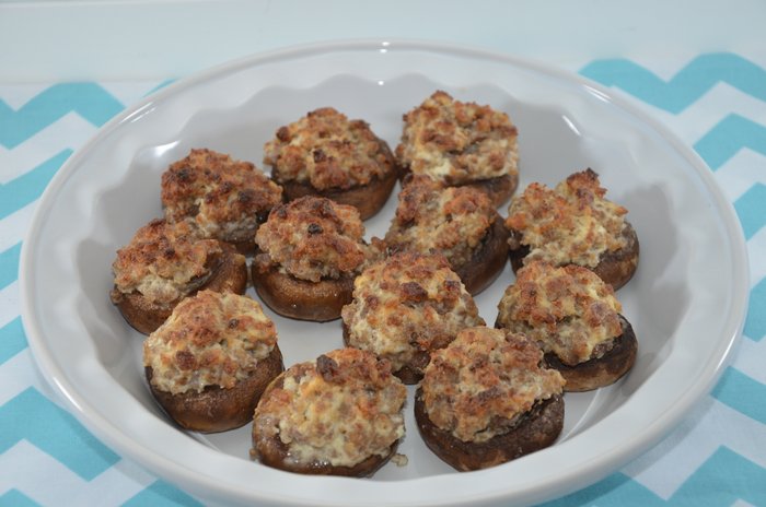 Easy Mushroom Appetizer With Cream Cheese And Sausage