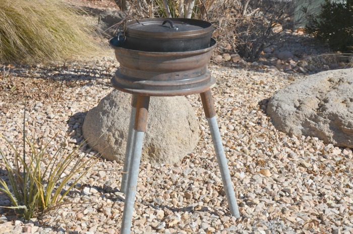 Dutch Oven Cooking Table