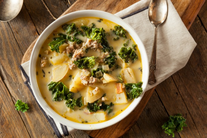 Quick And Easy Creamy Italian Sausage Soup