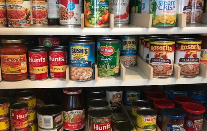 Canned Foods in Pantry