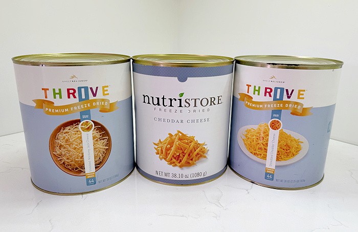 Freeze Dried Cheese Horizontal