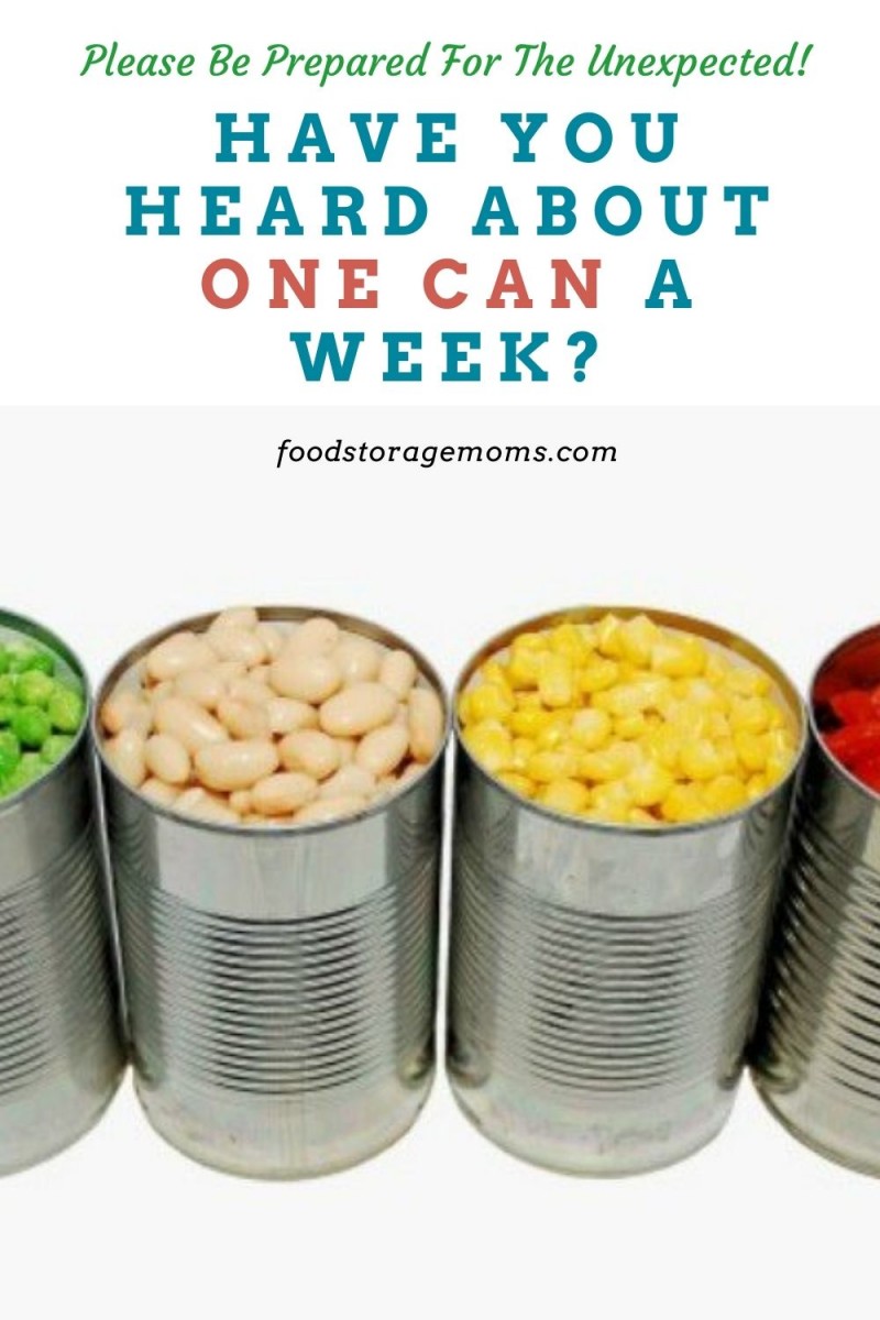 Have You Heard About One Can A Week?