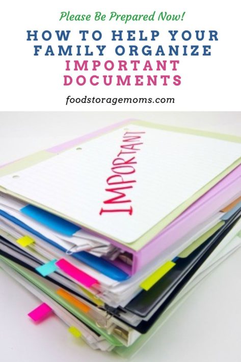 Organize your Important Documents