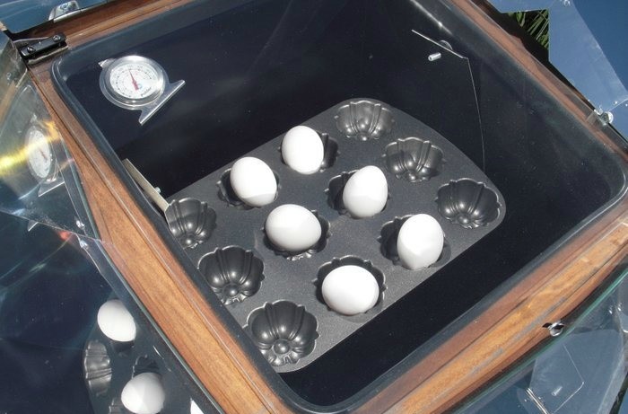 Hard Boiled Eggs in Sun Oven