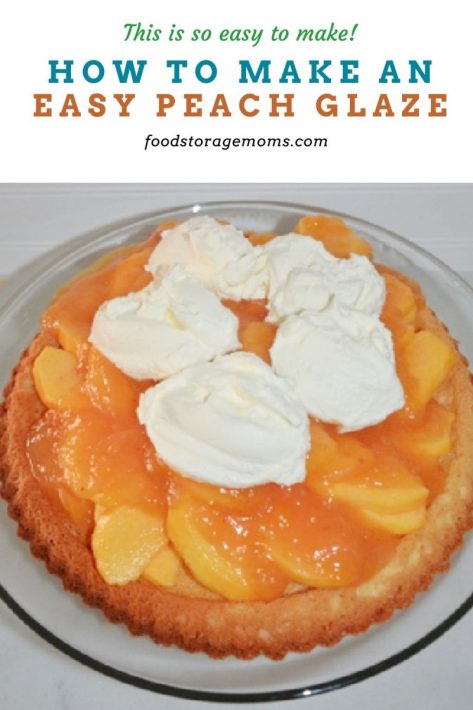 How To Make An Easy Peach Glaze