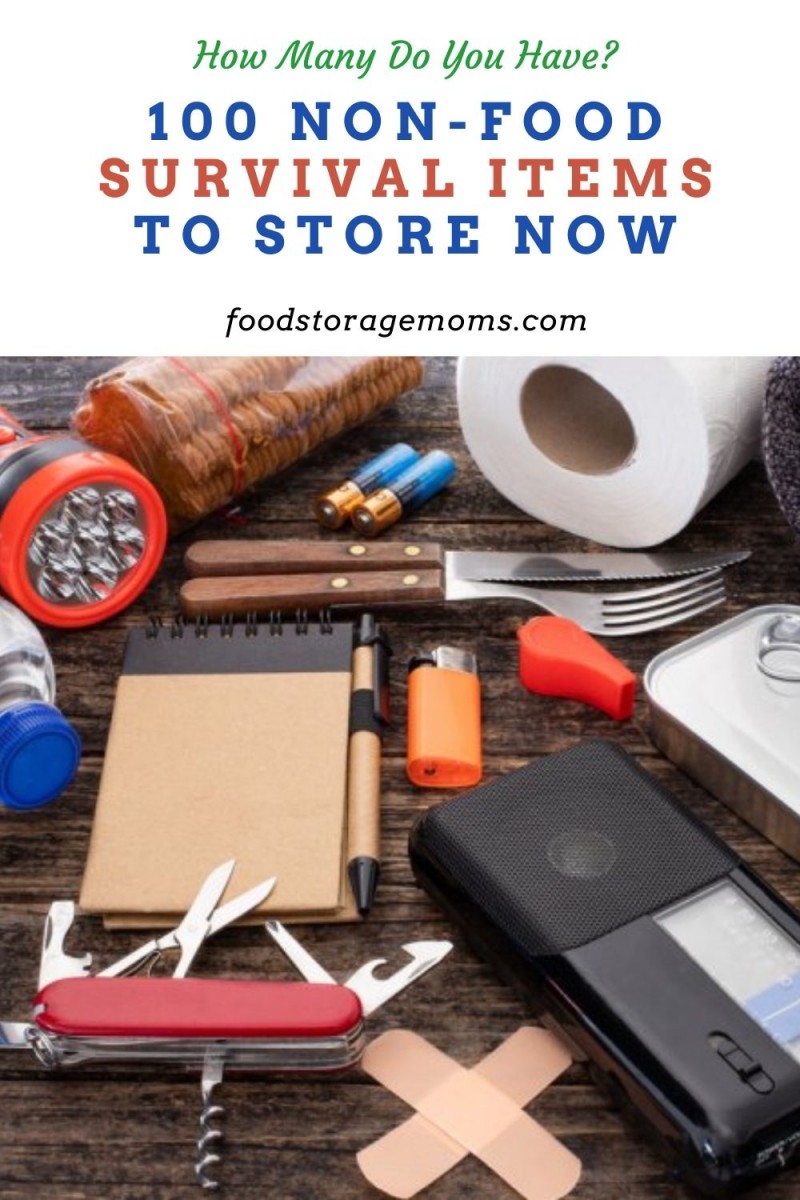 100 Non-Food Survival Items To Store Now