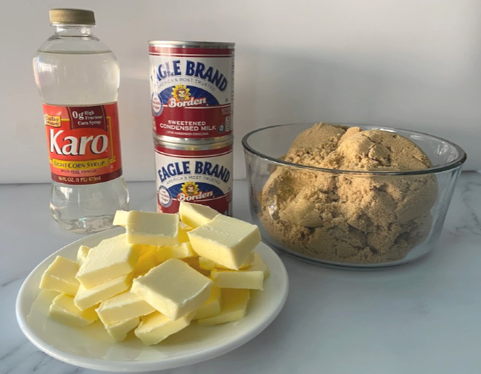 Caramel Popcorn Ingredients