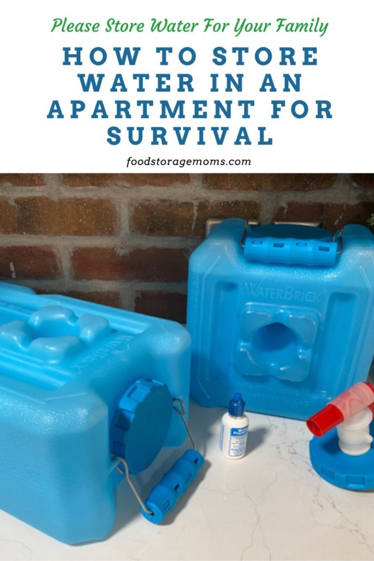 Picture of How To Store Water In An Apartment For Survival - Food Storage Moms