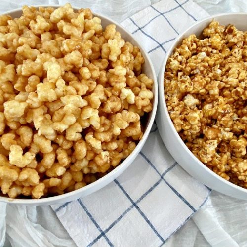 Chewy Caramel Popcorn Balls - Real Mom Kitchen 