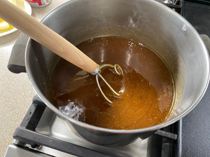 Combine the Caramel Ingredients