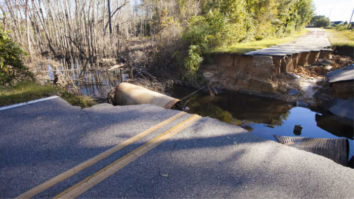 Devastation After A Hurricane