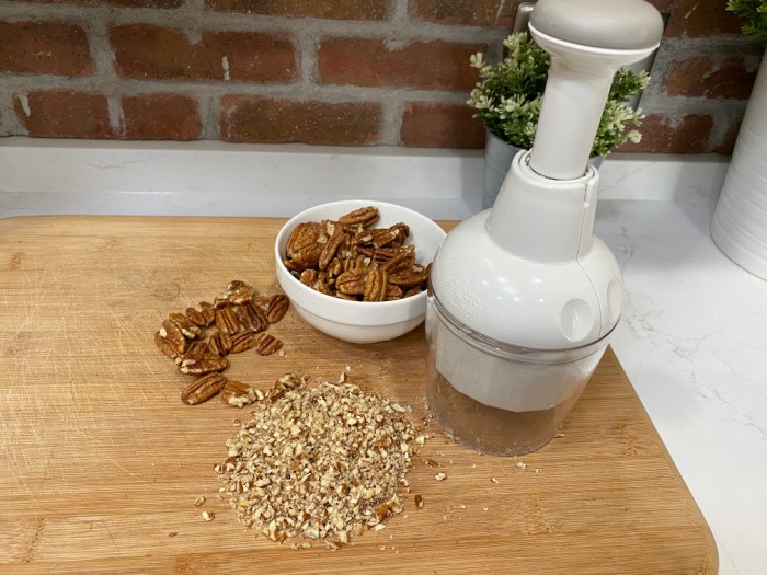 Chopping the Pecans