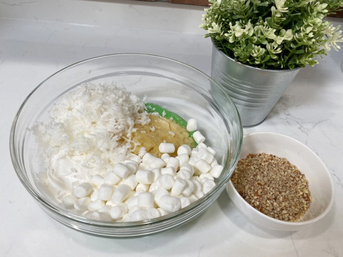 Mixing the Watergate Salad