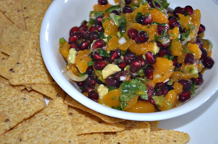 Pomegranate Avocado Salsa