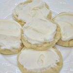 Soft Sugar Cookies On A Plate