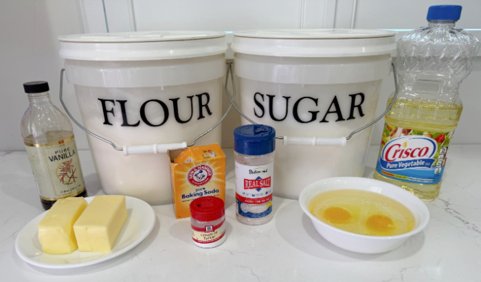Sugar Cookies Ingredients