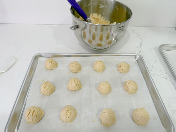 Sugar Cookies Using Cookie Scoop