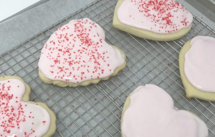 Sour Cream Cookies on a Rack