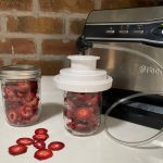 Dehydrating Strawberries