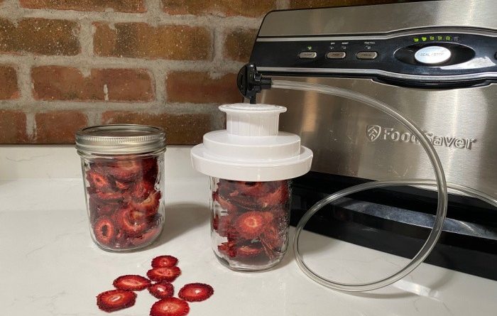 Dehydrating Strawberries
