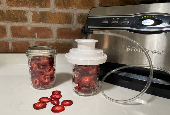 Dehydrating Strawberries