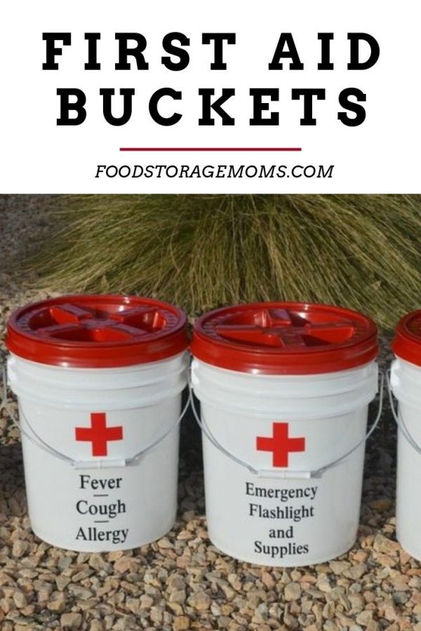 First Aid Kit Buckets